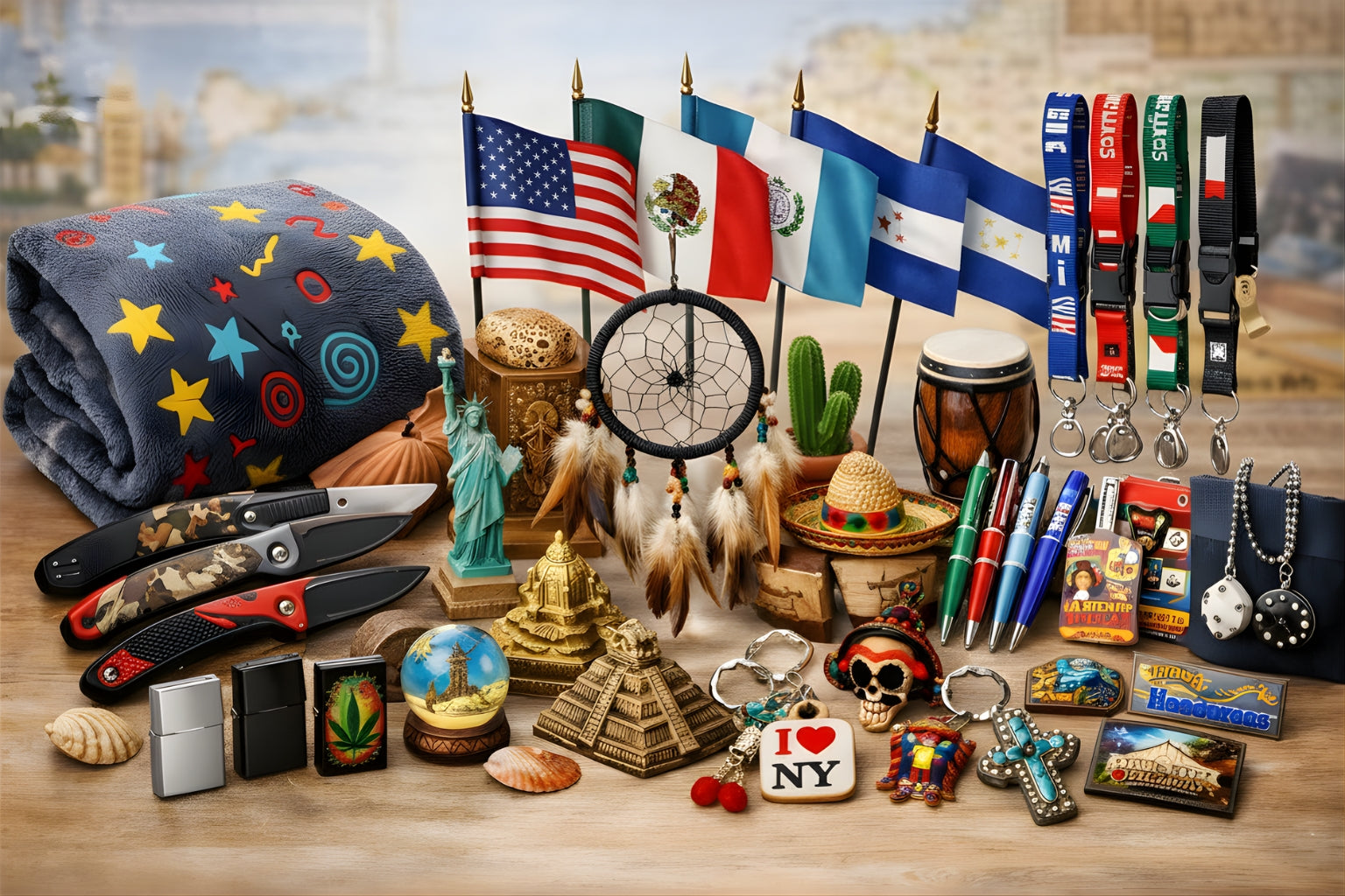 AA Wholesale Dallas Fort Worth USA Bulk Novelties & Souvenirs